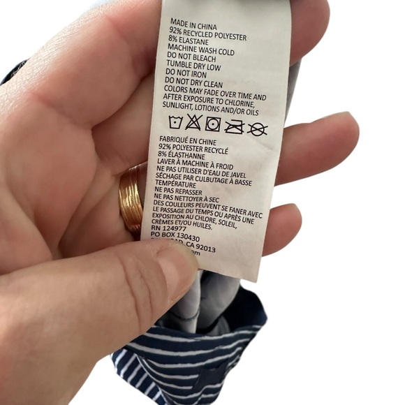 Prana Navy White Silvana Quick-drying Boardshort - Picture 6 of 8